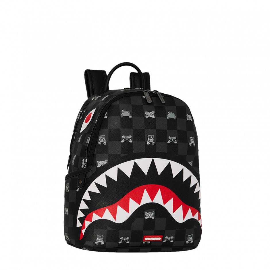 SPRAYGROUND Rucsac GRAY PEEKING CHARACTER - vezi 2