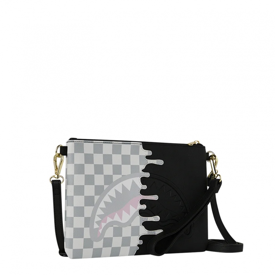SPRAYGROUND Geantă crossbody CREAM CHECK SIDE DRIP - vezi 2