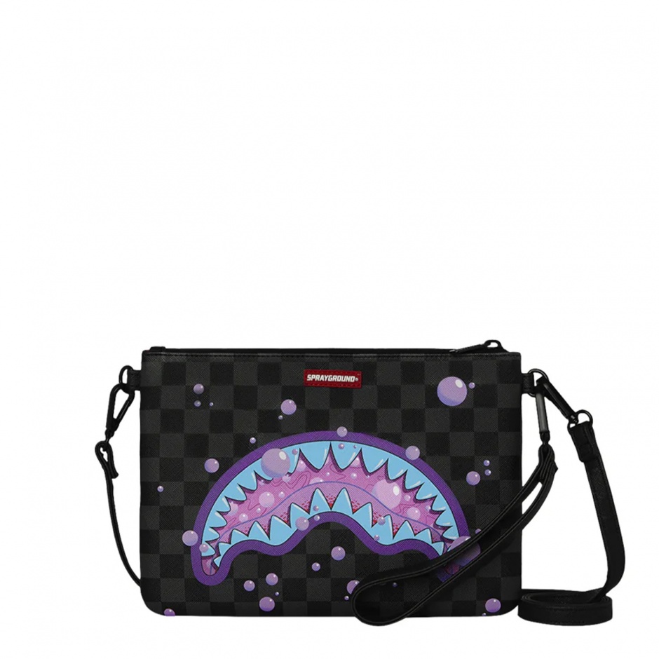 SPRAYGROUND Poșetă PURPLE SLIME SHARK - vezi 1