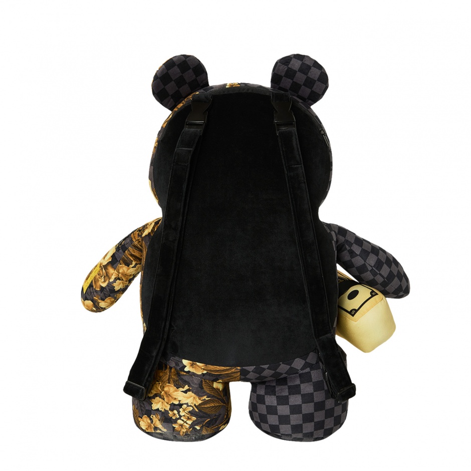 SPRAYGROUND Rucsac GOLD FLORAL REMIX MONEYBEAR - vezi 3