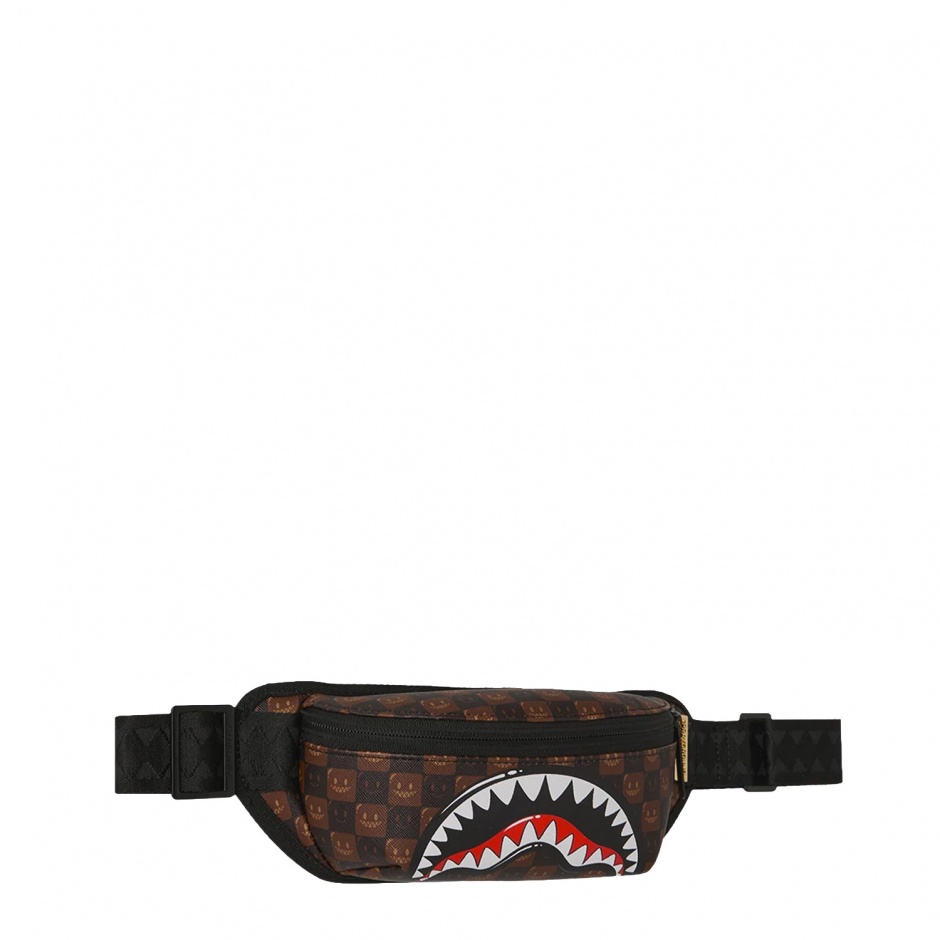 SPRAYGROUND Borsetă SHARKS IN PARIS WTF BUBBLE BROWN CHECK - vezi 2 - Pepina.ro SPRAYGROUND Borsetă SHARKS IN PARIS WTF BUBBLE BROWN CHECK - vezi 2