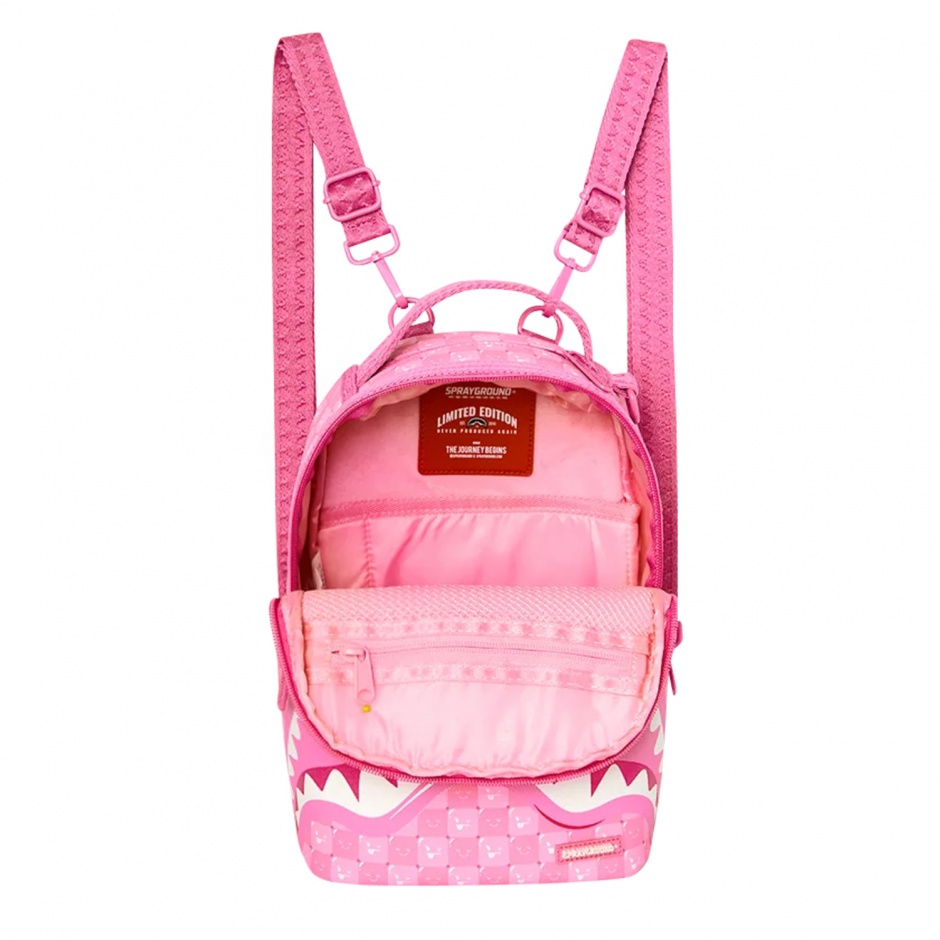 SPRAYGROUND Rucsac PINK NEW CHECK FACES MINI - vezi 4 - Pepina.ro SPRAYGROUND Rucsac PINK NEW CHECK FACES MINI - vezi 4