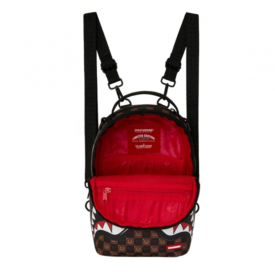 SPRAYGROUND Rucsac SHARKS IN PARIS WTF BUBBLE BROWN CHECK MINI - vezi 4 - Pepina.ro SPRAYGROUND Rucsac SHARKS IN PARIS WTF BUBBLE BROWN CHECK MINI - vezi 4