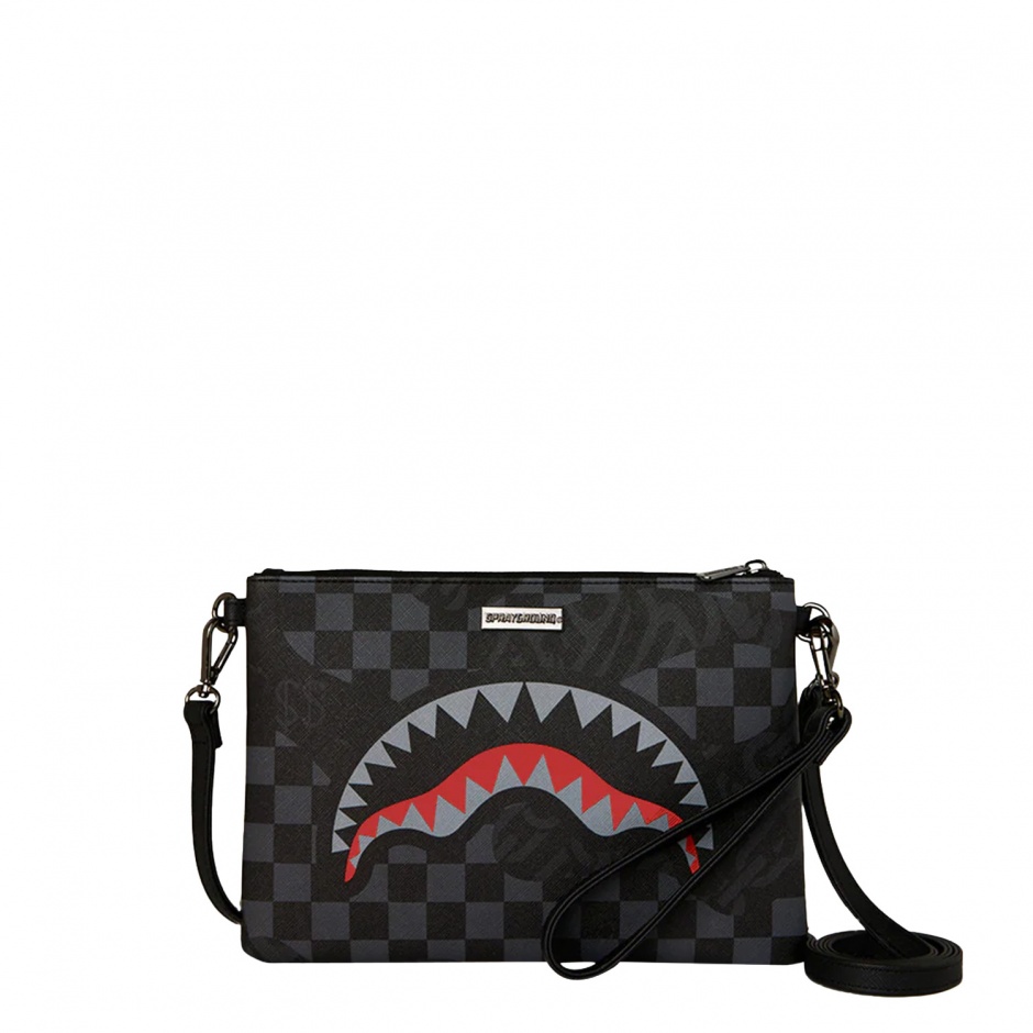 SPRAYGROUND Borsetă 4AM RED SHARK - vezi 1 - Pepina.ro SPRAYGROUND Borsetă 4AM RED SHARK - vezi 1