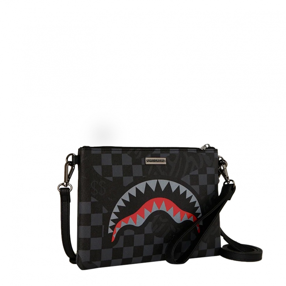 SPRAYGROUND Borsetă 4AM RED SHARK - vezi 2 - Pepina.ro SPRAYGROUND Borsetă 4AM RED SHARK - vezi 2