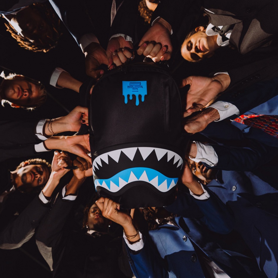 SPRAYGROUND Rucsac SHARK CENTRAL LIGHT BLUE - vezi 4 - Pepina.ro SPRAYGROUND Rucsac SHARK CENTRAL LIGHT BLUE - vezi 4