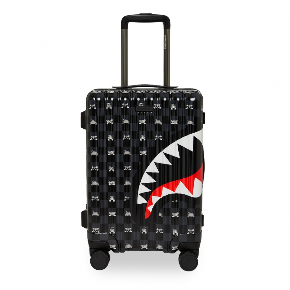 SPRAYGROUND Valiză mică GRAY PEEKING CHARACTER - vezi 1