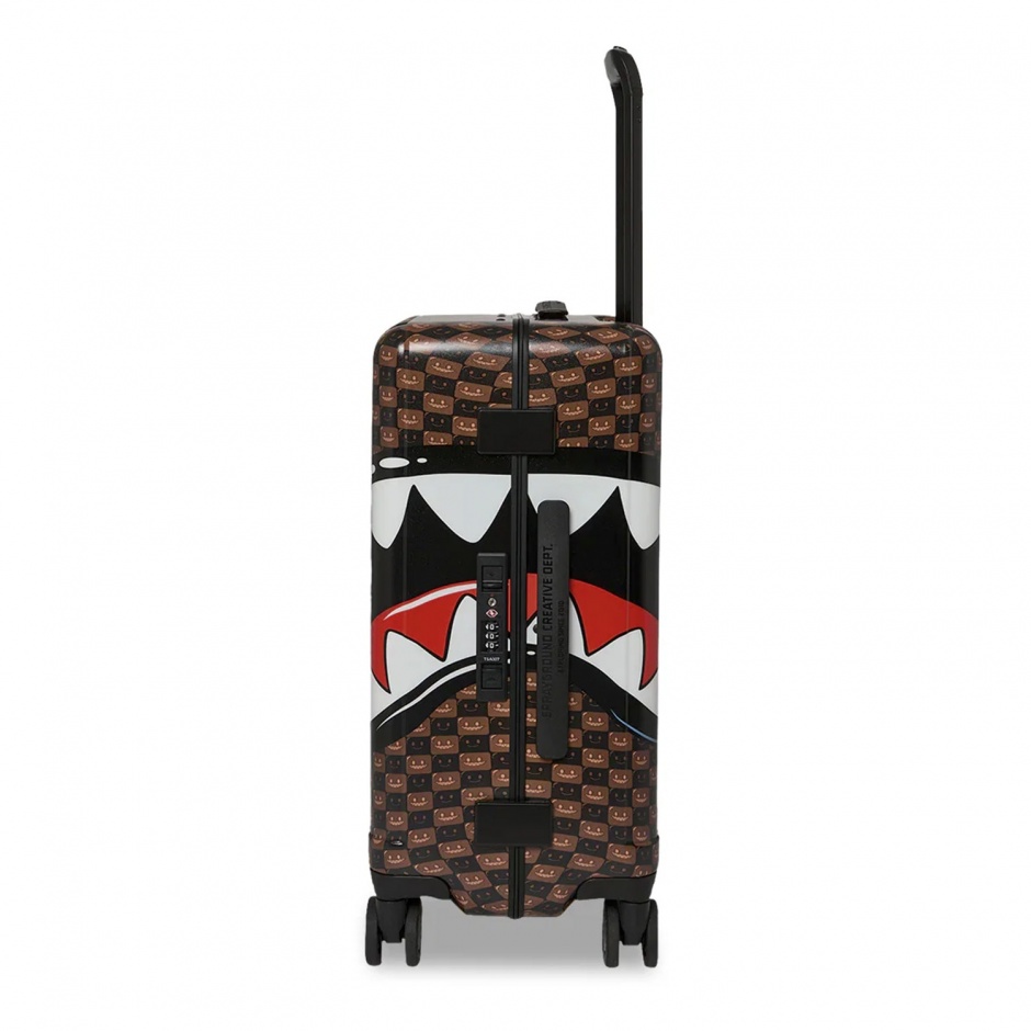 SPRAYGROUND Troller mic SHARKS IN PARIS WTF BUBBLE BROWN CHECK - vezi 2 - Pepina.ro SPRAYGROUND Troller mic SHARKS IN PARIS WTF BUBBLE BROWN CHECK - vezi 2