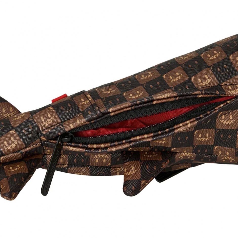 SPRAYGROUND Sac SHARKS IN PARIS WTF BUBBLE BROWN CHECK SHARK - vezi 4 - Pepina.ro SPRAYGROUND Sac SHARKS IN PARIS WTF BUBBLE BROWN CHECK SHARK - vezi 4