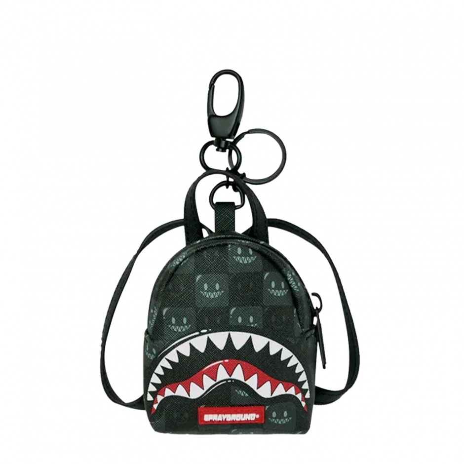 SPRAYGROUND Breloc SHARKS IN PARIS WTF BUBBLY BLACK CHECK - vezi 1