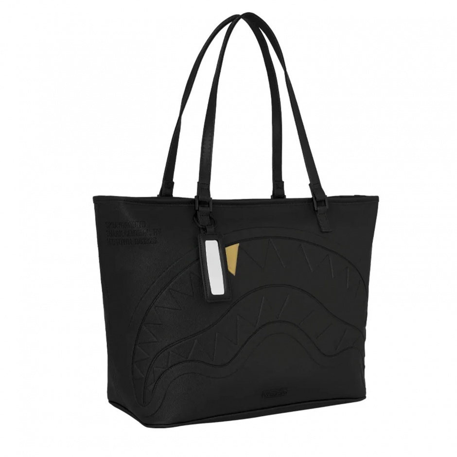 SPRAYGROUND Geantă BLACKED OUT EMBOSSED GOLD TOOTH - vezi 2 - Pepina.ro SPRAYGROUND Geantă BLACKED OUT EMBOSSED GOLD TOOTH - vezi 2