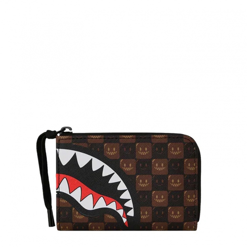 SPRAYGROUND Portofel SHARKS IN PARIS WTF BUBBLE BROWN CHECK - vezi 3 - Pepina.ro SPRAYGROUND Portofel SHARKS IN PARIS WTF BUBBLE BROWN CHECK - vezi 3