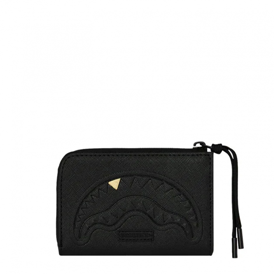 SPRAYGROUND Portofel BLACKED OUT EMBOSSED GOLD TOOTH - vezi 1 - Pepina.ro SPRAYGROUND Portofel BLACKED OUT EMBOSSED GOLD TOOTH - vezi 1