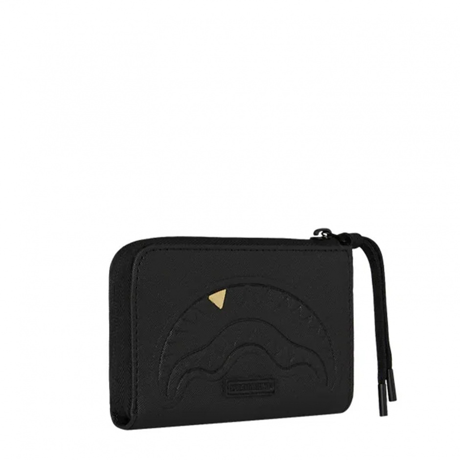 SPRAYGROUND Portofel BLACKED OUT EMBOSSED GOLD TOOTH - vezi 2 - Pepina.ro SPRAYGROUND Portofel BLACKED OUT EMBOSSED GOLD TOOTH - vezi 2
