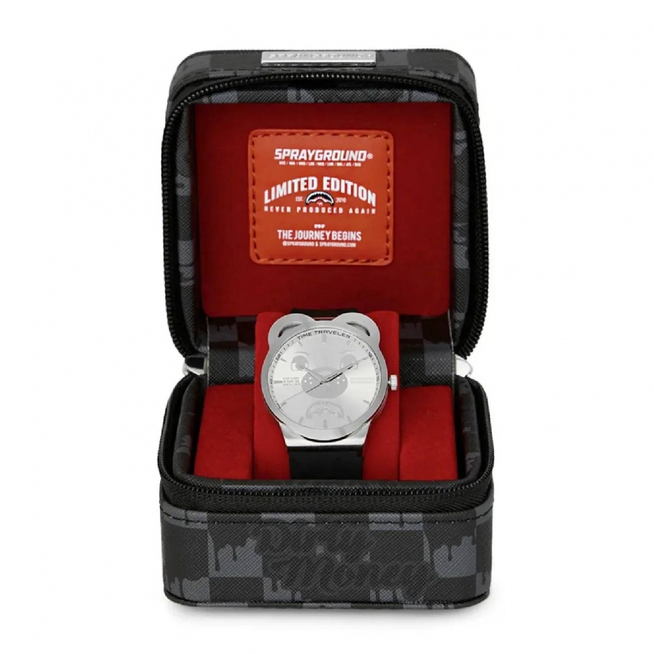 SPRAYGROUND Ceas SILVER GRAFF EMBOSS WATCH - vezi 2 - Pepina.ro SPRAYGROUND Ceas SILVER GRAFF EMBOSS WATCH - vezi 2