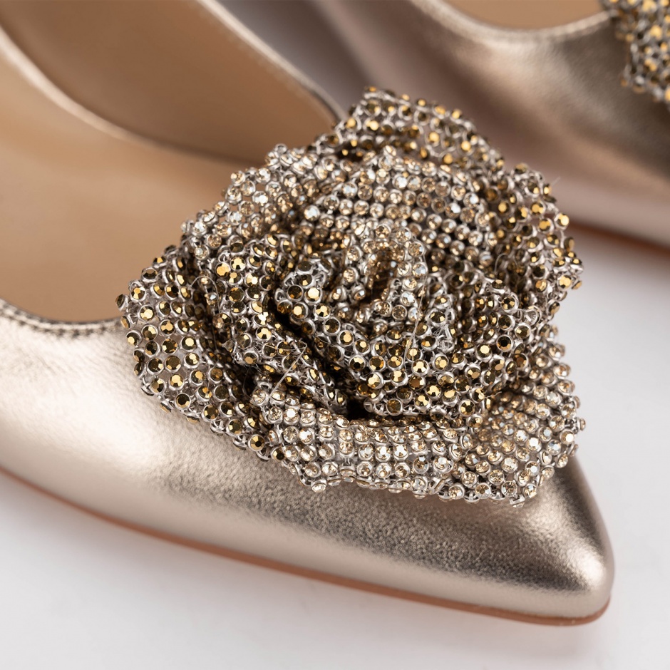 Alma En Pena Pantofi damă aurii - vezi 4 - Pepina.ro Alma En Pena Pantofi damă aurii - vezi 4