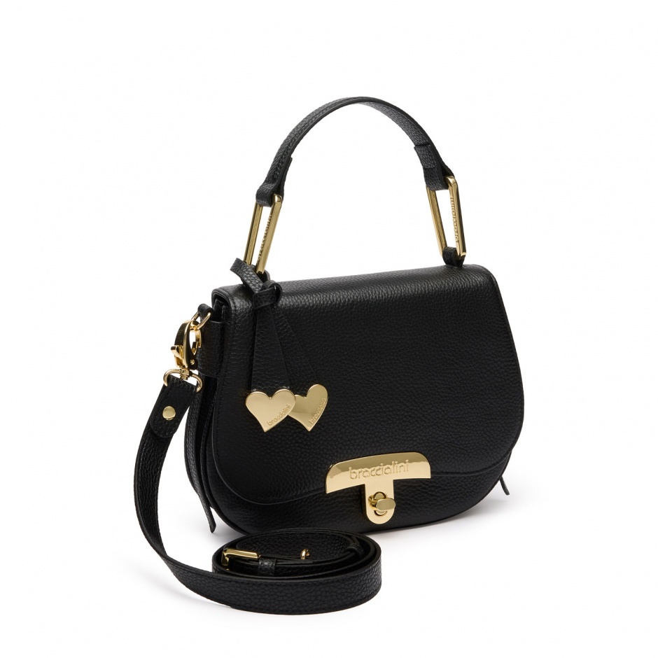 BRACCIALINI Geantă damă neagră Michelle - vezi 2