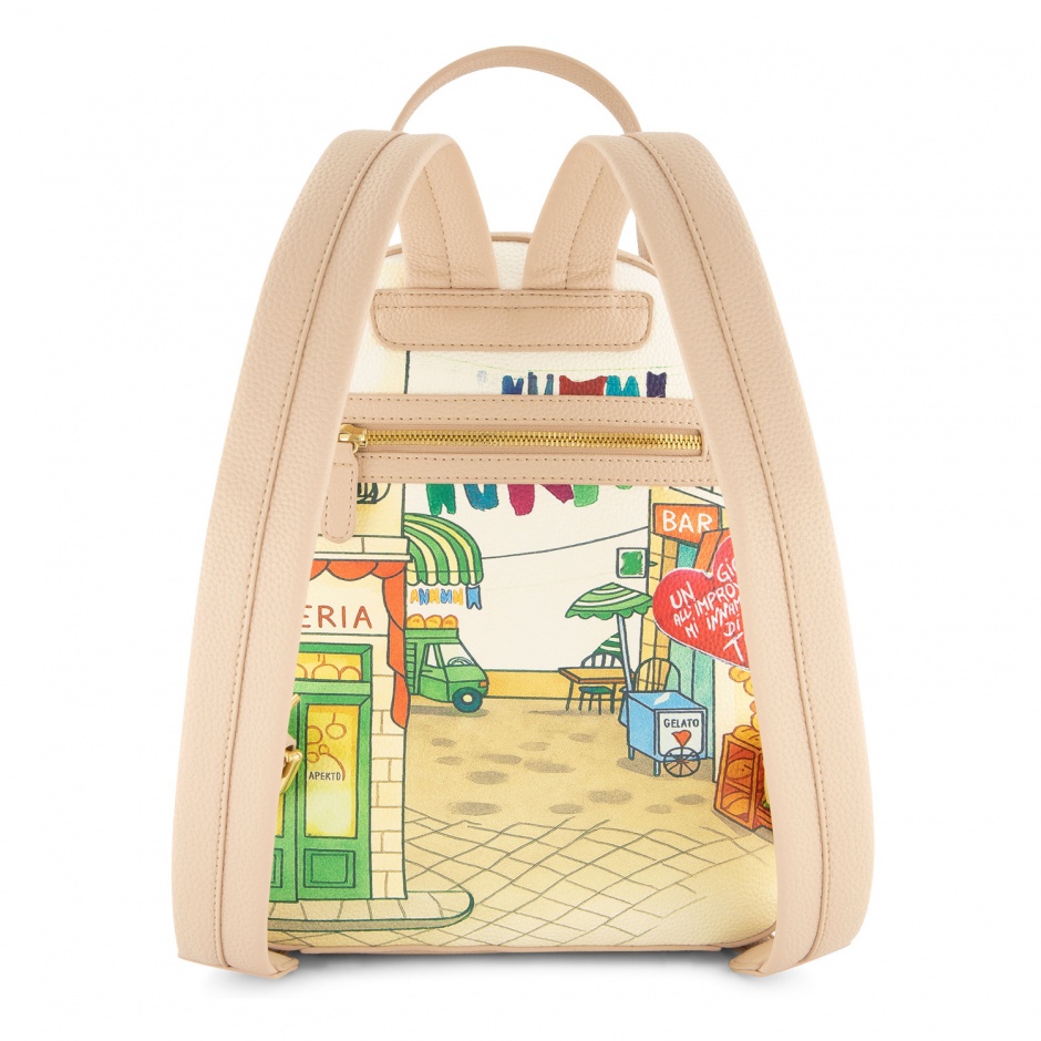 BRACCIALINI Rucsac damă Cartoline Napoli - vezi 3 - Pepina.ro BRACCIALINI Rucsac damă Cartoline Napoli - vezi 3