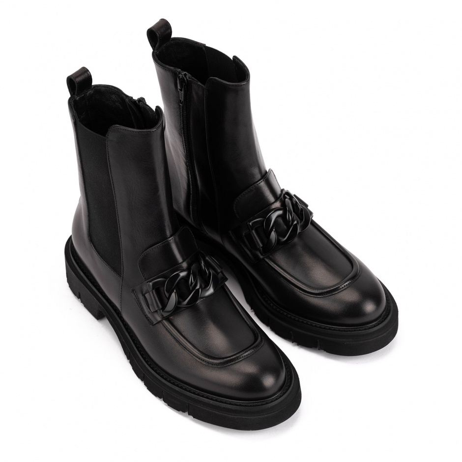 Luca Grossi Ghete negre de damă cu elastic - vezi 2