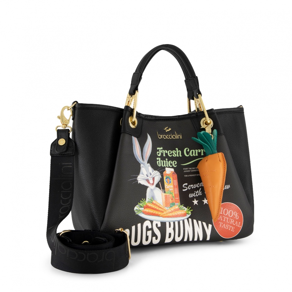 BRACCIALINI Geantă damă neagră Amy Looney Tunes - vezi 2 - Pepina.ro BRACCIALINI Geantă damă neagră Amy Looney Tunes - vezi 2