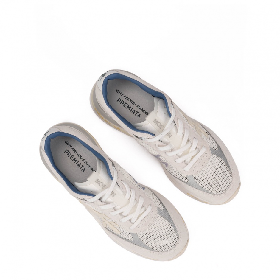 Premiata Adidași albi de bărbați Moerun - vezi 3 - Pepina.ro Premiata Adidași albi de bărbați Moerun - vezi 3