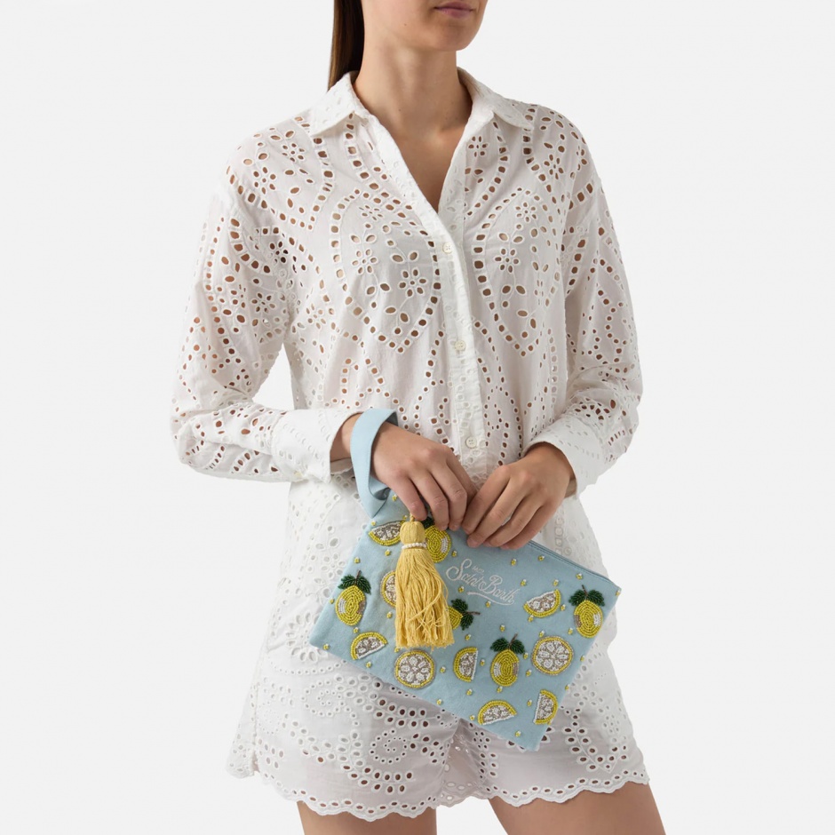 SAINT BARTH Clutch Lemons - vezi 1 - Pepina.ro SAINT BARTH Clutch Lemons - vezi 1