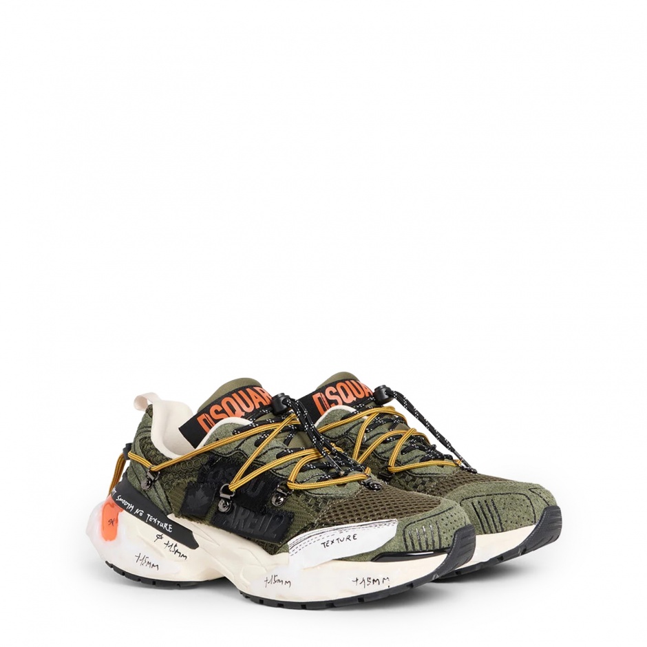 DSQUARED2 Adidași bărbați verzi Faster - vezi 2