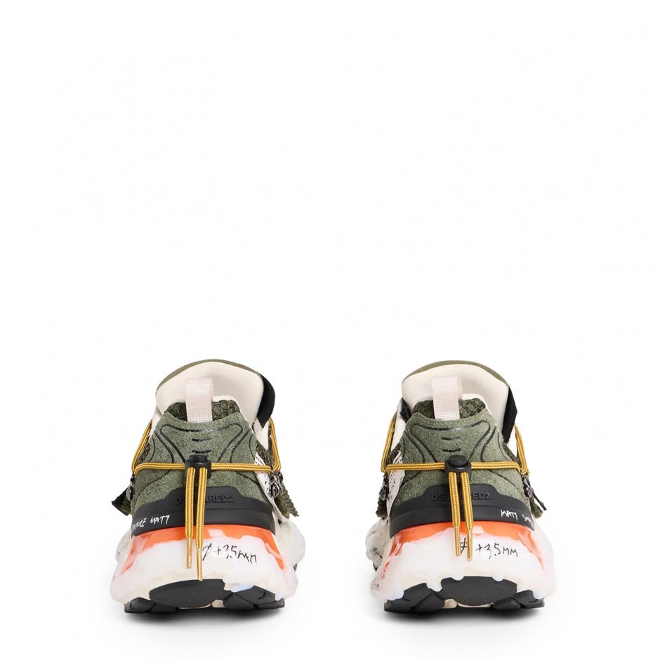 DSQUARED2 Adidași bărbați verzi Faster - vezi 3