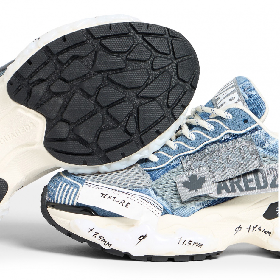 DSQUARED2 Adidași bărbați denim Faster - vezi 4