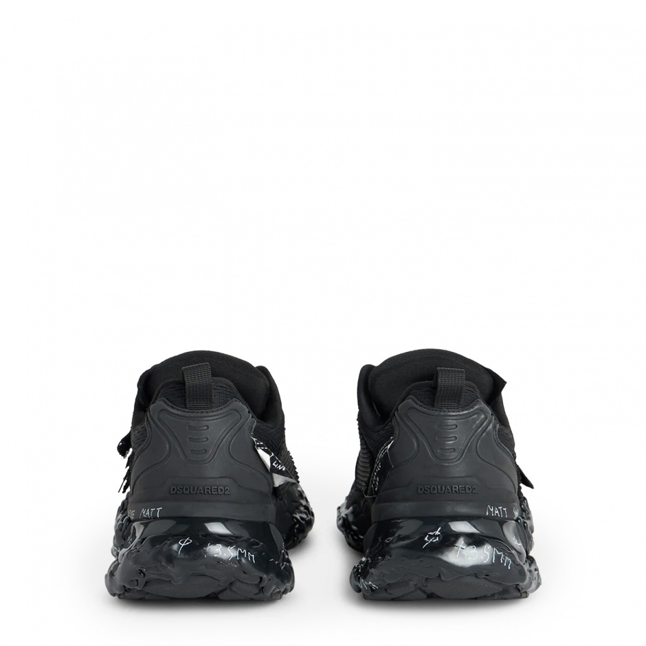DSQUARED2 Adidași bărbați negri Faster - vezi 3 - Pepina.ro DSQUARED2 Adidași bărbați negri Faster - vezi 3