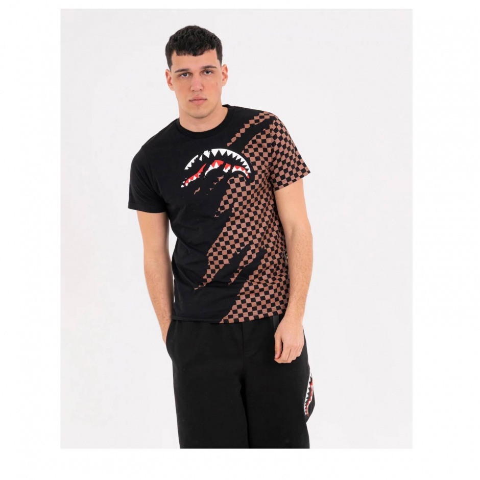 SPRAYGROUND Tricou bumbac bărbați neagră CLAW TEAR CHECK - vezi 1 - Pepina.ro SPRAYGROUND Tricou bumbac bărbați neagră CLAW TEAR CHECK - vezi 1