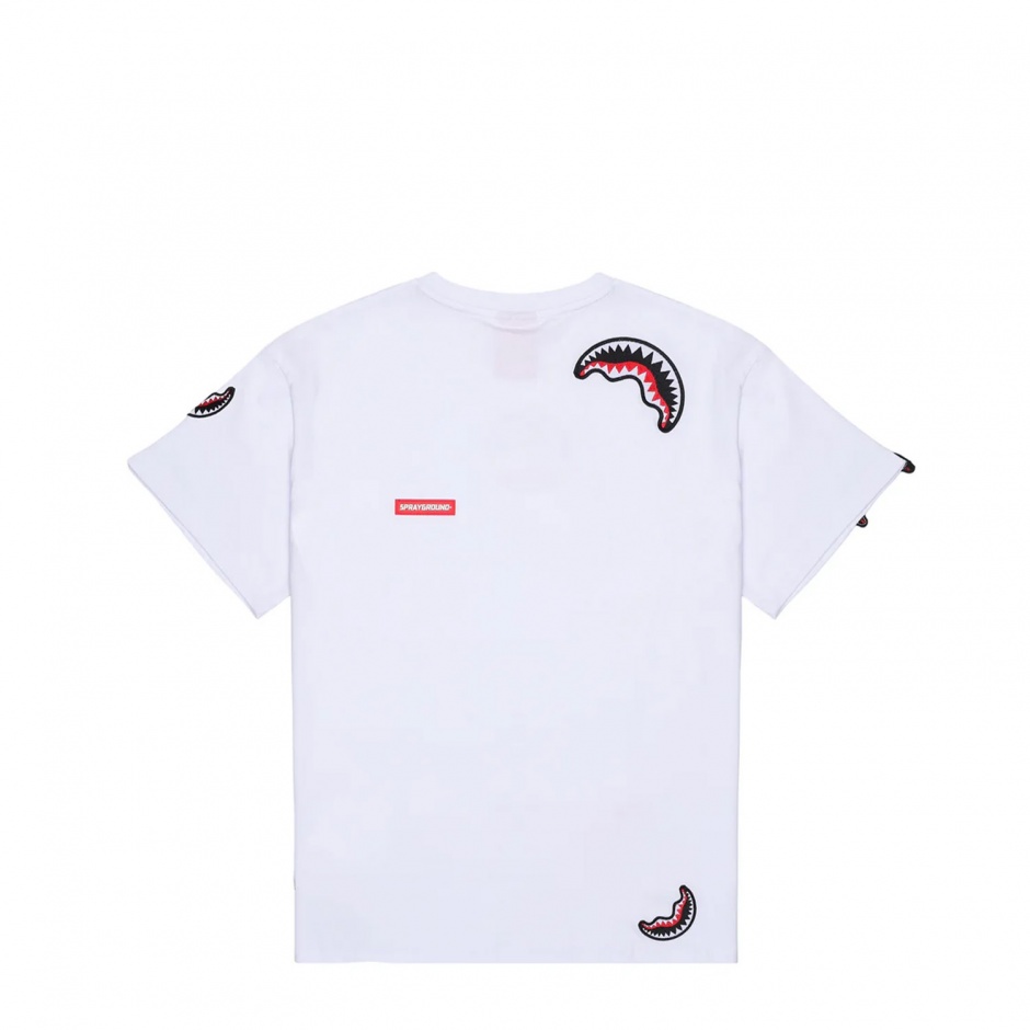 SPRAYGROUND Tricou alb bărbați - vezi 2