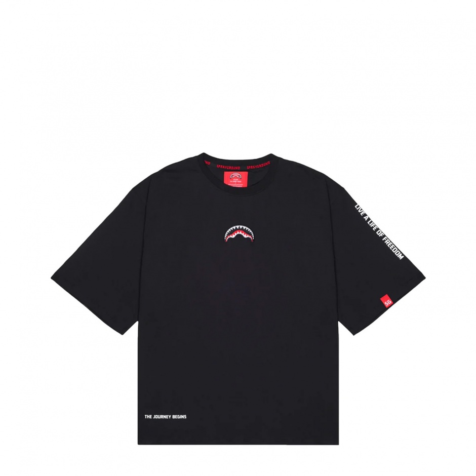 SPRAYGROUND Tricou bărbați negru - vezi 1