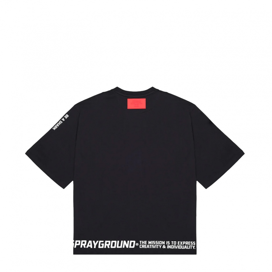 SPRAYGROUND Tricou bărbați negru - vezi 2