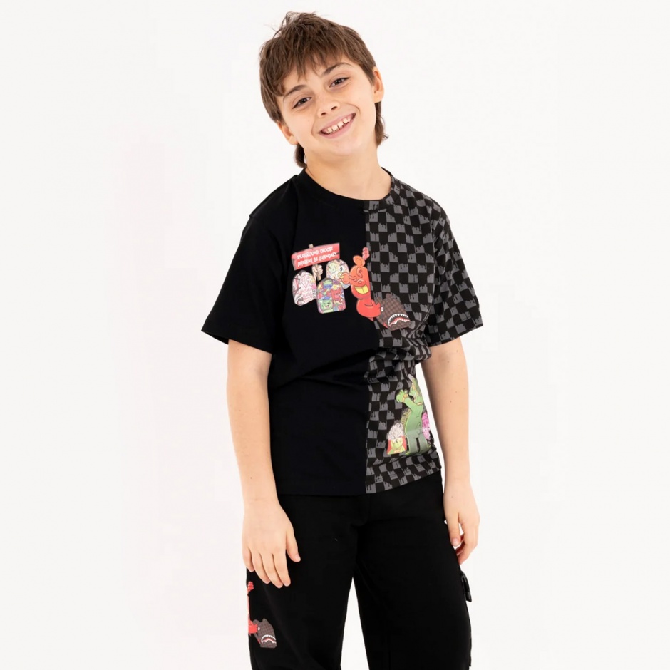 SPRAYGROUND Tricoiu copii THROW IT TO ME DRIP CHECKERED SPLIT - vezi 1 - Pepina.ro SPRAYGROUND Tricoiu copii THROW IT TO ME DRIP CHECKERED SPLIT - vezi 1