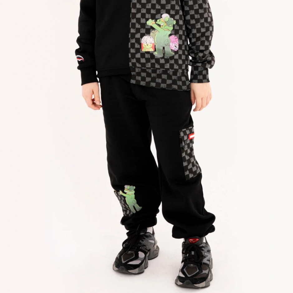 SPRAYGROUND Pantaloni de trening copii THROW IT TO ME DRIP CHECKERED SPLIT - vezi 1 - Pepina.ro SPRAYGROUND Pantaloni de trening copii THROW IT TO ME DRIP CHECKERED SPLIT - vezi 1