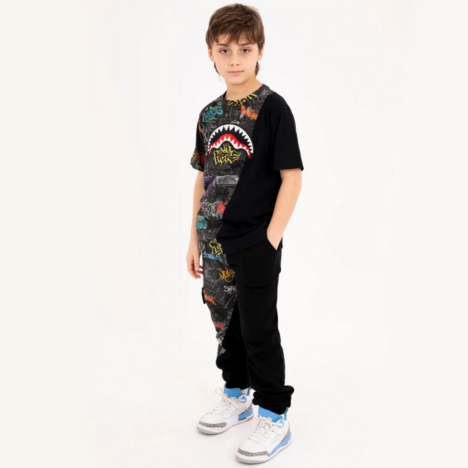 SPRAYGROUND Tricou copii DIAGONAL CUT GRAFFITI - vezi 2 - Pepina.ro SPRAYGROUND Tricou copii DIAGONAL CUT GRAFFITI - vezi 2