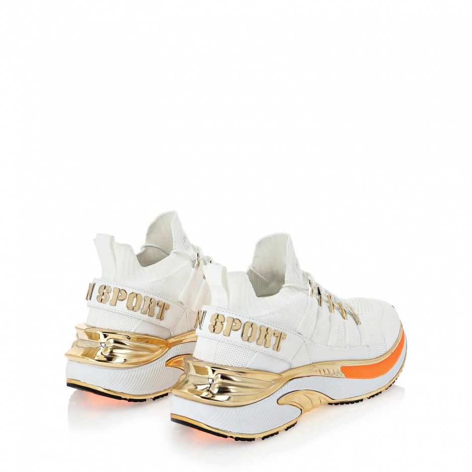 PLEIN SPORT Adidași albi damă RUNNER CHROME SURFER - vezi 3