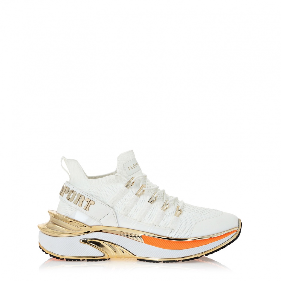 PLEIN SPORT Adidași albi damă RUNNER CHROME SURFER - vezi 1