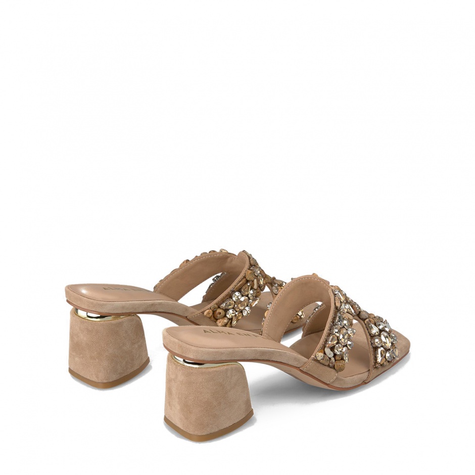 Alma En Pena Papuci damă bej cu pietre - vezi 3