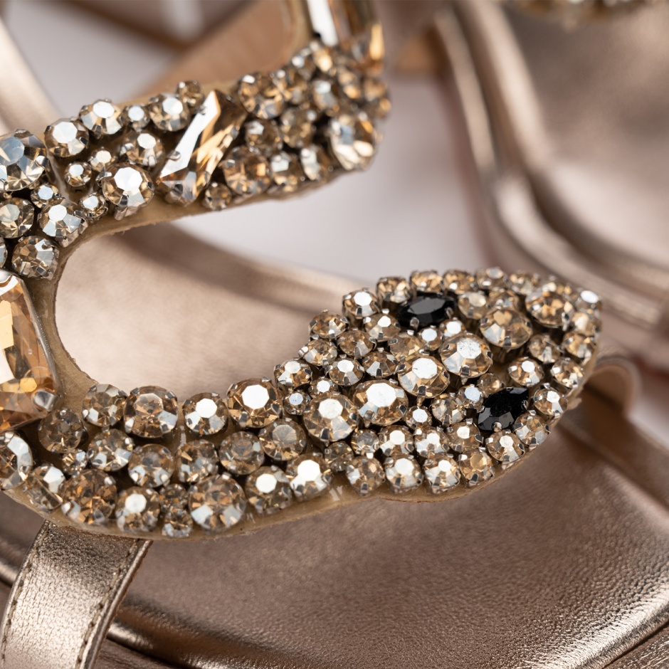 Alma En Pena Sandale damă piele aurie - vezi 4 - Pepina.ro Alma En Pena Sandale damă piele aurie - vezi 4