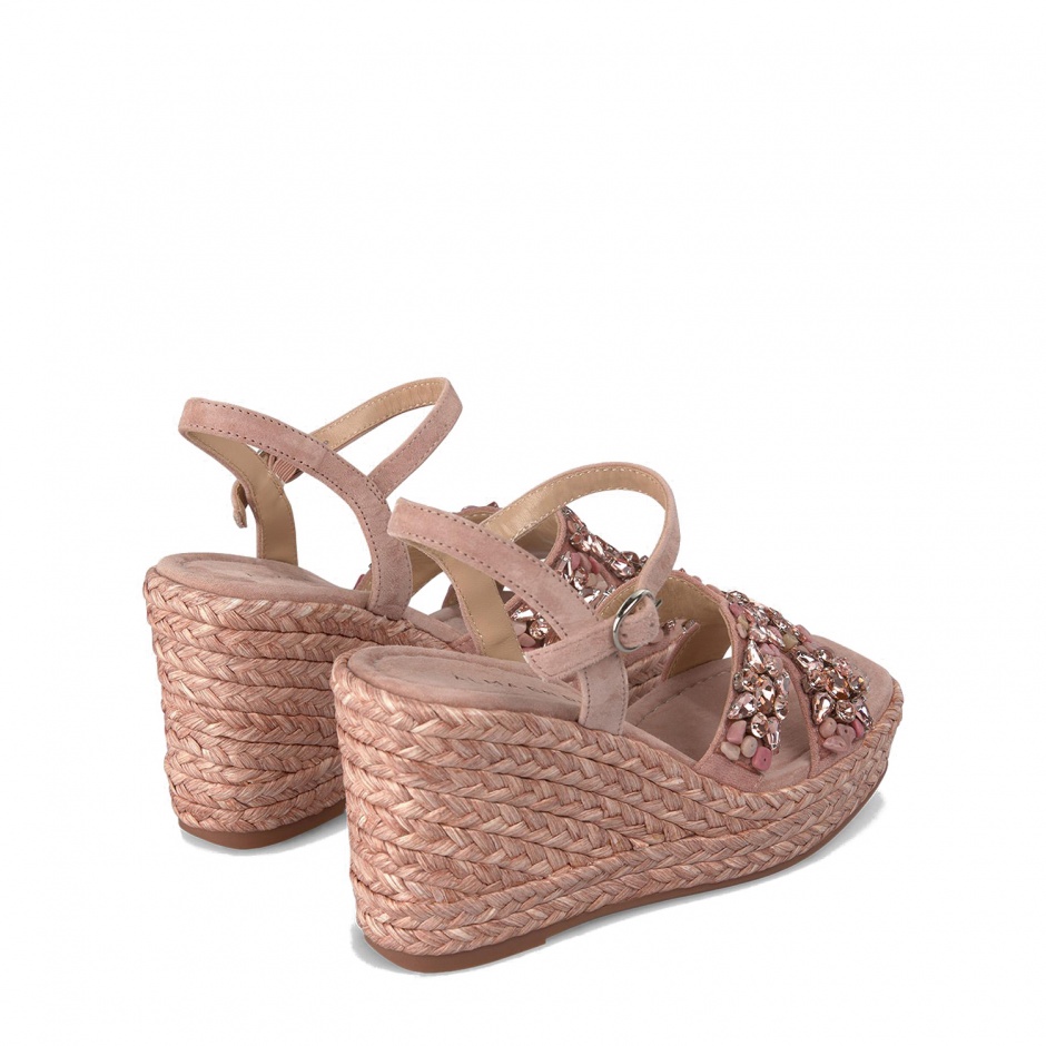 Alma En Pena Sandale damă roz cu platformă - vezi 3
