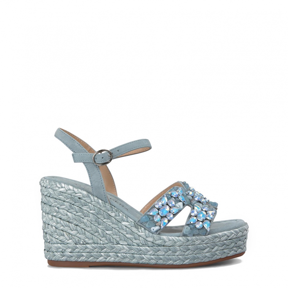 ALMA EN PENA Sandale damă albastre cu platformă - vezi 1