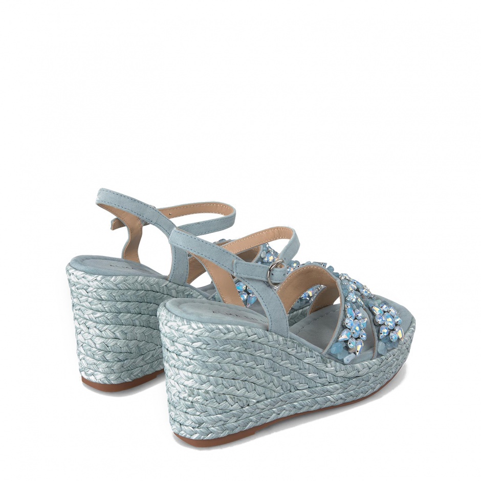 ALMA EN PENA Sandale damă albastre cu platformă - vezi 3