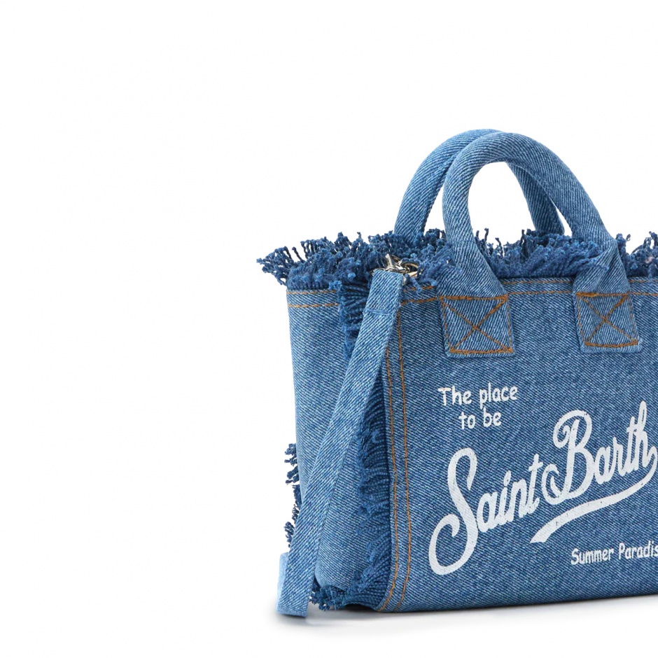 SAINT BARTH Poșetă denim Vanity - vezi 2 - Pepina.ro SAINT BARTH Poșetă denim Vanity - vezi 2