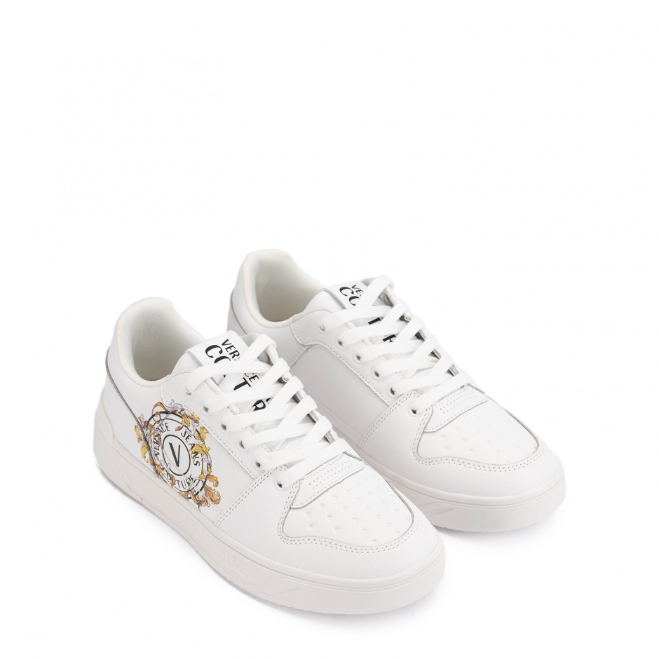 VERSACE JEANS Adidași albi bărbați - vezi 2