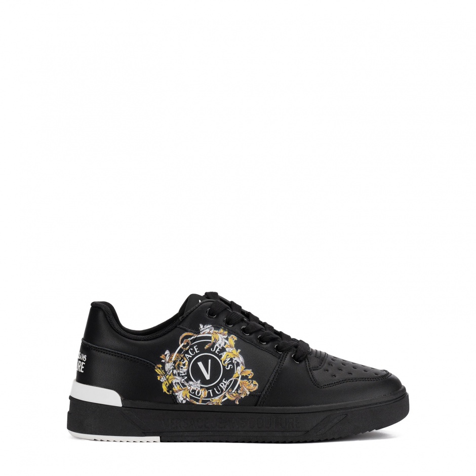 VERSACE JEANS Adidași negri bărbați - vezi 1