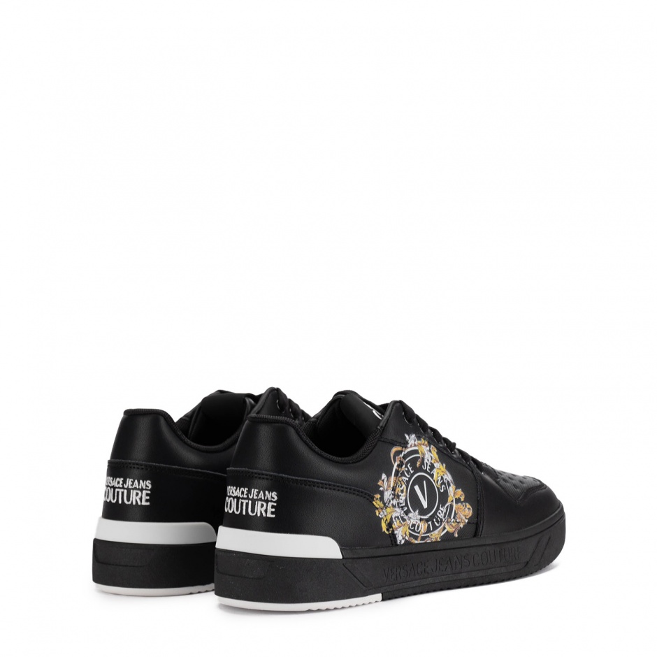 VERSACE JEANS Adidași negri bărbați - vezi 4