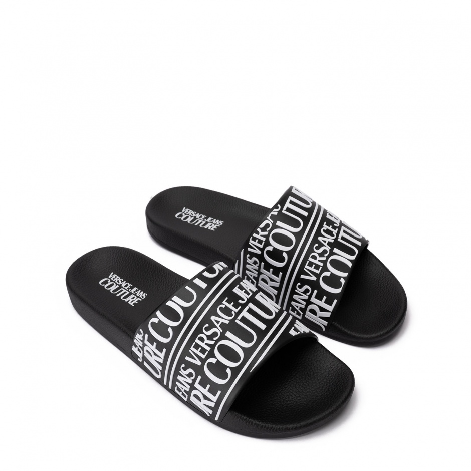 VERSACE JEANS Papuci bărbați negri - vezi 2 - Pepina.ro VERSACE JEANS Papuci bărbați negri - vezi 2