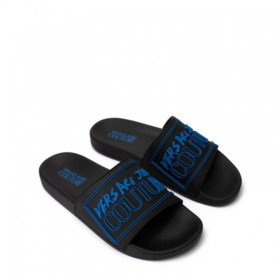 VERSACE JEANS Papuci bărbați negri - vezi 2 - Pepina.ro VERSACE JEANS Papuci bărbați negri - vezi 2